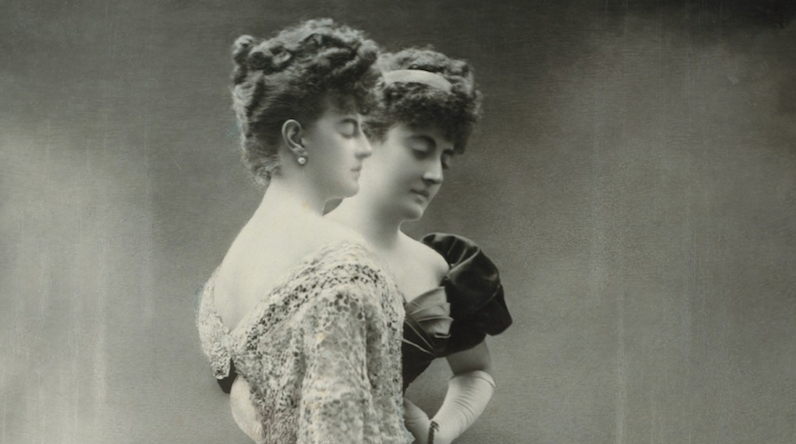 Otto Wegener - La comtesse de Greffhule,  dubbelexponerad, ca 1900  Wikicommons)  