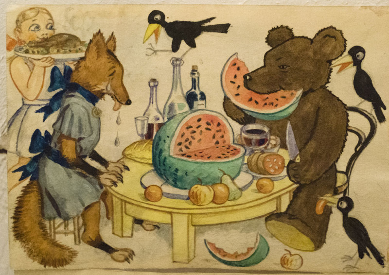 Teckning av Sergei Mikhailovich Golitsyn