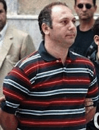 Gaspare Spatuzza då han greps 1997