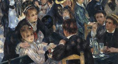 Renoir, Bal du moulin de la Galette (detalj)