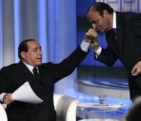 Bruno Vespa och Berlusconi